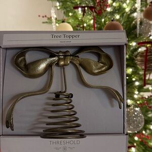 Studio McGee Gold Bow Tree Topper